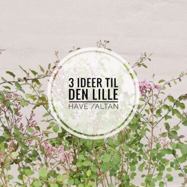 IDEER TIL DEN LILLE ALTAN